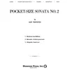 TEMPLETON:POCKET-SIZE SONATA NO.2 ,CLARINRT & PIANO