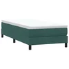 Box Spring krevet bez madraca tamnozeleni 100x210 cm samt