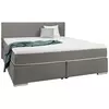 BOXSPRING KREVET 180/200 cm  siva