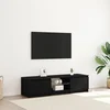TV ormar Crni hrast 140 x 38,5 x 36 cm Konstruirano drvo