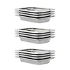 shumee vidaXL Gastronorm posode 12 kosov GN 1/4, 40 mm, nerjaveče jeklo