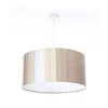 Luster na sajli STRIPES 1xE27/60W/230V, prečnik 40 cm, bež