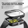 Chensong Zaštita stakla za pametni sat + Zaštitna maska za pametni sat za Xiaomi Redmi Watch Redmi, Crna