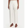 BOSS Ohlapne hlače Tulotta 50551913 Bela Relaxed Fit