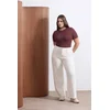Trendyol Curve Ženska bluza Tbbss26Af00025, Braon