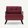 Atelier del Sofa Sando Single Fotelja na razvlačenje, Bordo