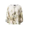 monari Bluza rjava / zelena / oliva / bela