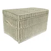 Box Pletena skrinja za igrače v ekru barvi - 70 cm