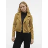 Vero Moda Jakna iz umetnega usnja Jose 10300938 Rjava Regular Fit
