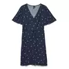 VERO MODA Dolga srajca VMALBA  mornarska / rumena / temno zelena
