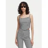 Guess Top W6YH94 W4487 Črna Slim Fit