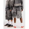 Jungles Jungles Flaming Dolphin moške kratke hlače grey denim