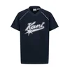 Karl Kani Majica Varsity Star Soccer  temno modra / bela
