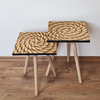 Hanah Home Set klub stočića 2Shp374, 2 komada, Bež