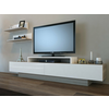 Tv-omarica Kailua 905 Svetla les, Bela, 180x40x31cm