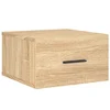 Vidaxl Stenska nočna omarica sonoma hrast 35x35x20 cm