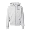 Champion Authentic Athletic Apparel Jopa na zadrgo pegasto siva/črna