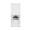 Kompijuterski utikač modul rj45 1m bela
