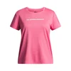 Under Armour TECH WORDMARK GRAPHIC SS, maja o.kr. fit, roza 6005136