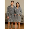 Ready Bade mantil - Sivi sa zvezdicama (S, M, L, XL, XXL)