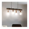 Eglo 44061 - Luster na sajli TOWNSHEND 4xE27/40W/230V crna