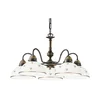 Kolarz 731.85.170 - Luster na lancu NONNA 5xE27/75W/230V, cvetni motiv, ružičasto zlato