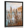 Plakat reka sredi jesenske narave - 40x60 white