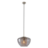 Briloner 4016-014 - Luster na sajli SEVENTIES 1xE27/40W/230V zadimljeno siva