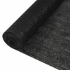 Mreža za privatnost crna 1,5 x 10 m HDPE 195 g/m2