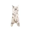 Desigual Obleka rjava/bela