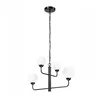 Luster na lancu OSCAR 4xG9/5W/230V crni