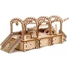 WOODEN CITY 3D sestavljanka Železniška postaja 175 kosov