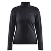 Craft CORE GAIN MIDLAYER W, ženski duks zip, crna 1909497
