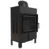 Kratki vgradni kamin LUCY/12/BLACK
