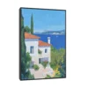 Canvas Slika na platnu Mediteran 60x90cm, Sa ramom, Crni