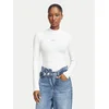 Guess Jeans Bluza W6BP06 K5471 Bela Slim Fit