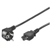 Napajalni kabel Goobay NK 114 S-180 CEE 7/7 (tip F) do C5, 1,8 m, črne barve