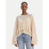 BOSS Bluza Bleja 50554050 Bež Relaxed Fit