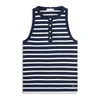 TOMMY HILFIGER Top mornarska/bela