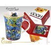 Carmani PORCELANSKA SKODELICA VAN GOGH Z IRISMI ZA KAVO ALI ČAJ KOT DARILO