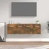 Zidni ormarići 2 kom boja hrasta 60x36,5x35cm konstruirano drvo