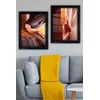 WALLXPERT Dekorativna slika u okviru (2 komada) SYC7436502315367