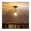 Brilagi - LED pritrjeni stropni lestenec CERIA WIRE 1xE27/60W/230V 40x56 cm črna/bronasta