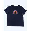 MelaDi Majica Regenbogen mornarska