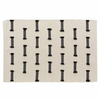 Kremno bela pralna preproga 50x80 cm Juline – douceur dintérieur