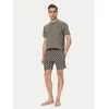 HUGO Pižama Aaron 50556777 Temno zelena Regular Fit