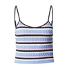 RIP CURL Top z naramnicami BOBBY svetlo modra / antracit / roza / bela