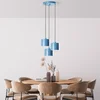 Opviq Luster Duz-195, 75-110cm, 45 cm, 3xE27, IP20, Plavi