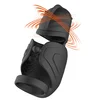 Rebel Cock Vibrator with Elliptical Moving Glans Stimulator Black