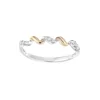 DIAMANT LETERNEL Prstan Eternity-Ring aus 375 Gelbgold mit 0.08 Karat Diamant zlata